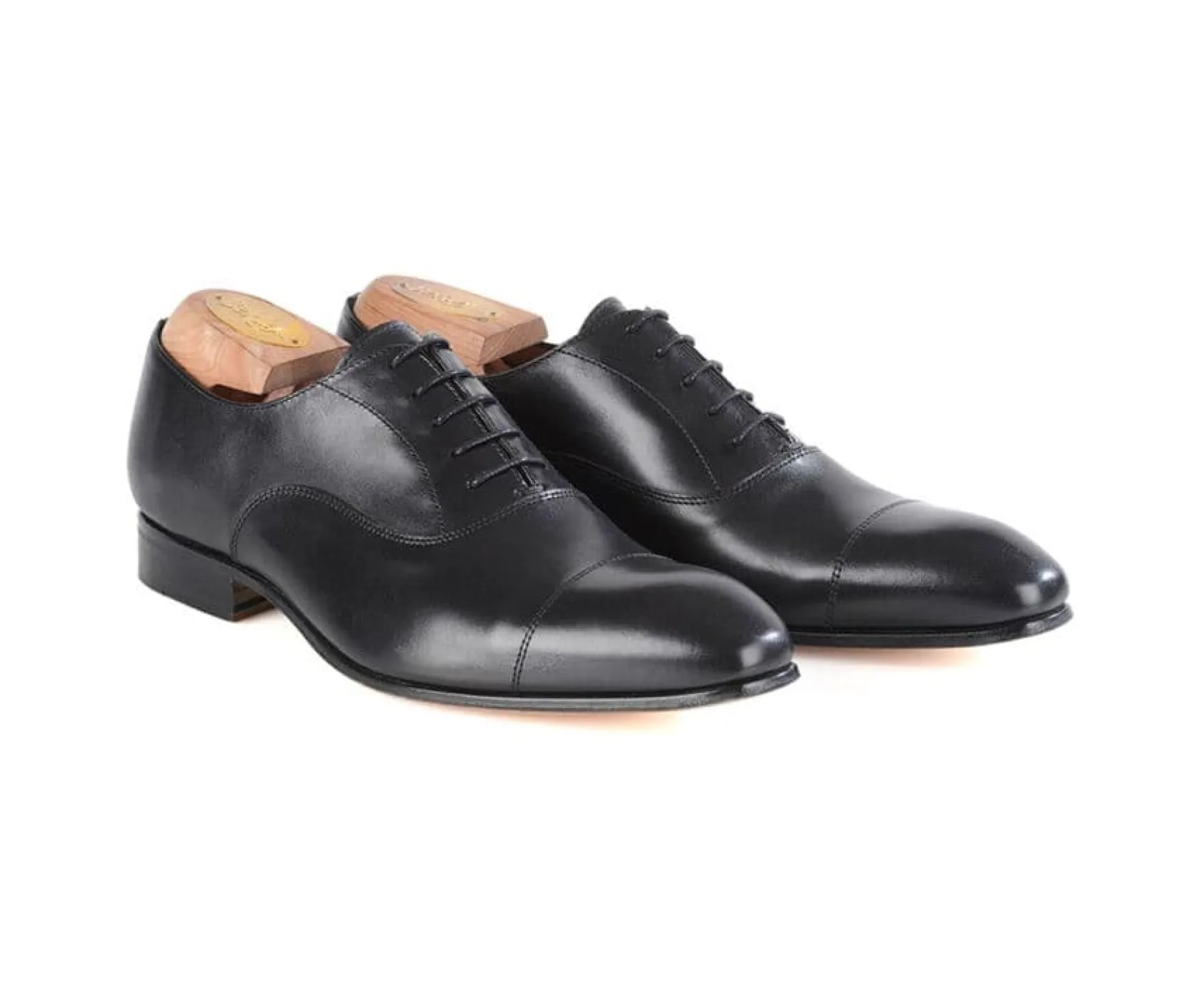 Shoes Bexley Oxford Shoes | Black Ii Leather Men'S Oxford Shoes - Leather Outsole - Brisbury | Noir Ii