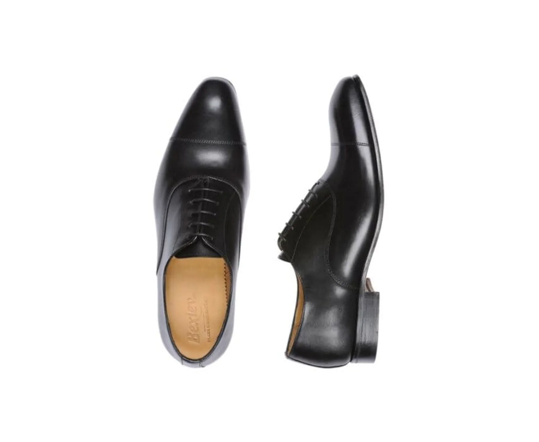 Shoes Bexley Oxford Shoes | Black Ii Leather Men'S Oxford Shoes - Leather Outsole - Brisbury | Noir Ii