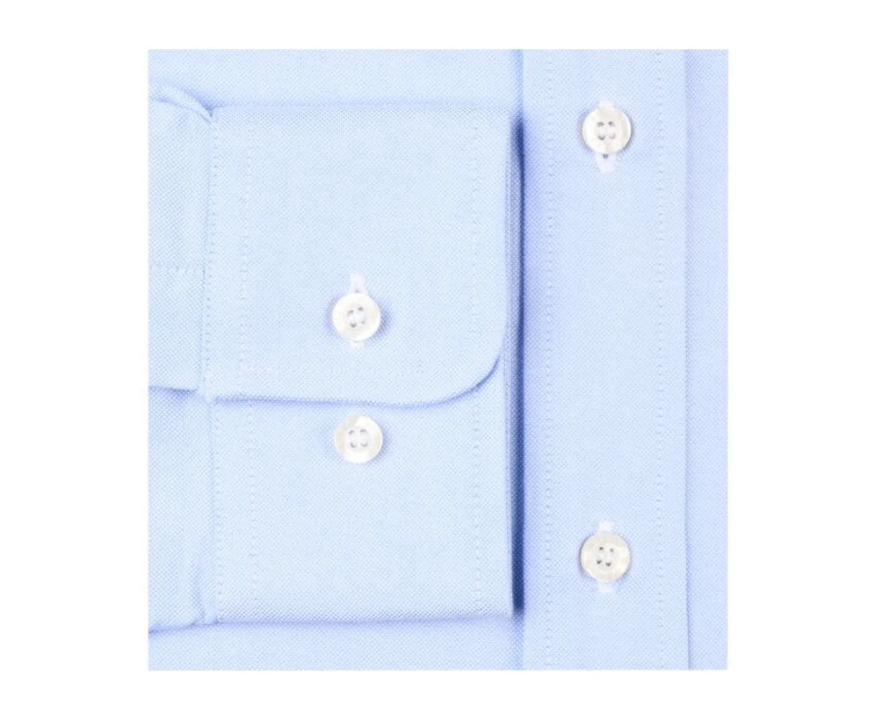 Shirts Bexley | Blue Oxford Shirt With Chest Pocket - American Collar Harold Light Blue