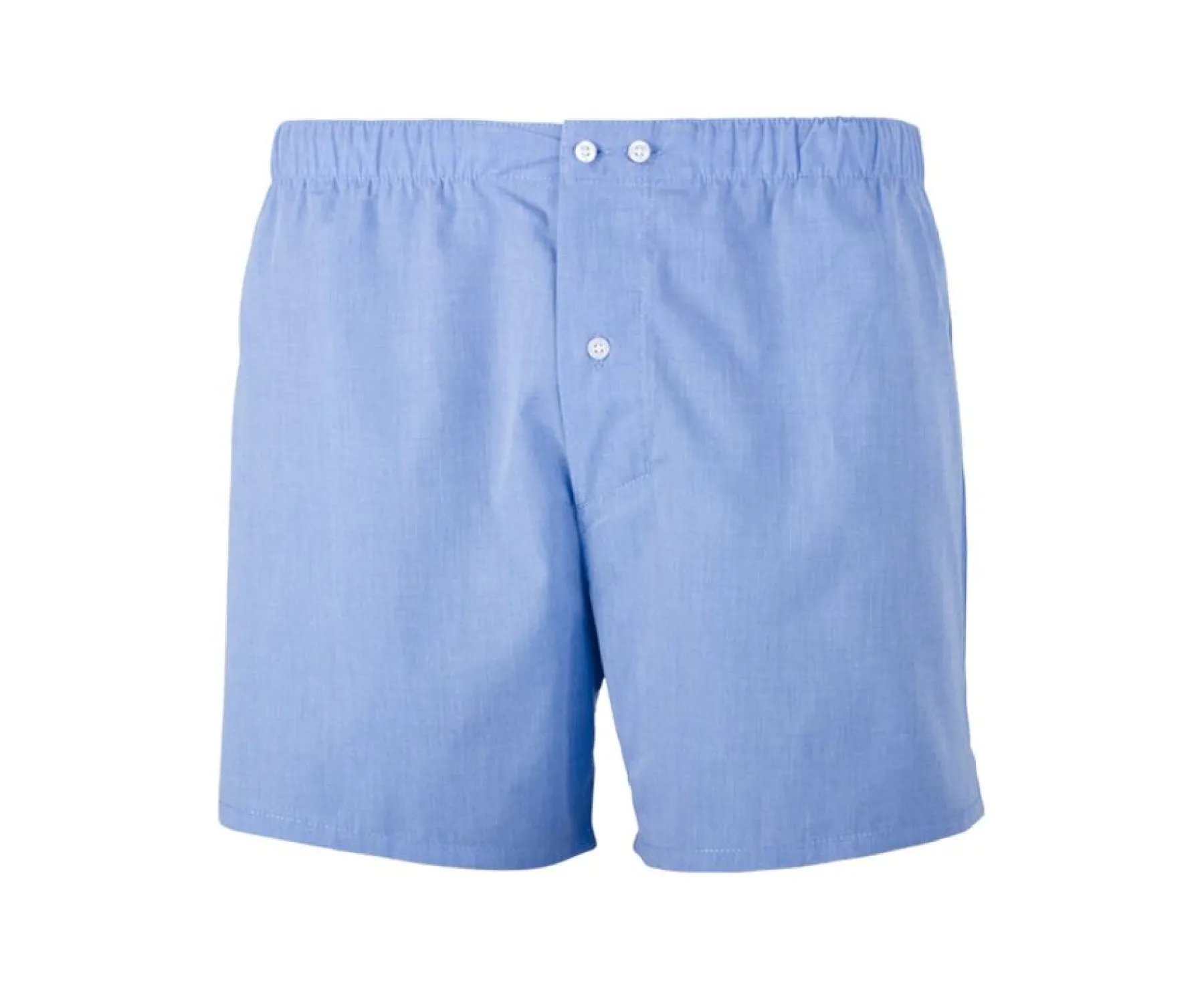 Accessories Bexley | Box Of 2 Plain Blue/Striped Ocean Blue And White Men'S Boxer Shorts - Elon | Grey, Pink And Red