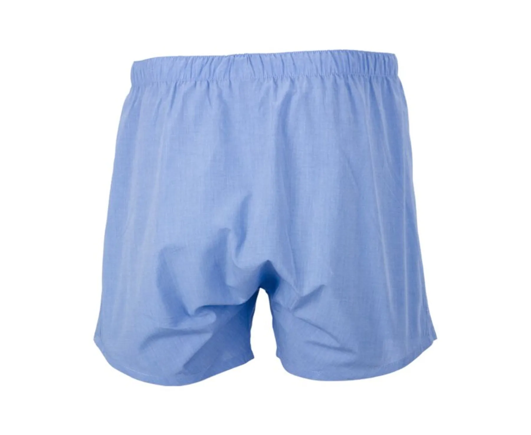 Accessories Bexley | Box Of 2 Plain Blue/Striped Ocean Blue And White Men'S Boxer Shorts - Elon | Grey, Pink And Red