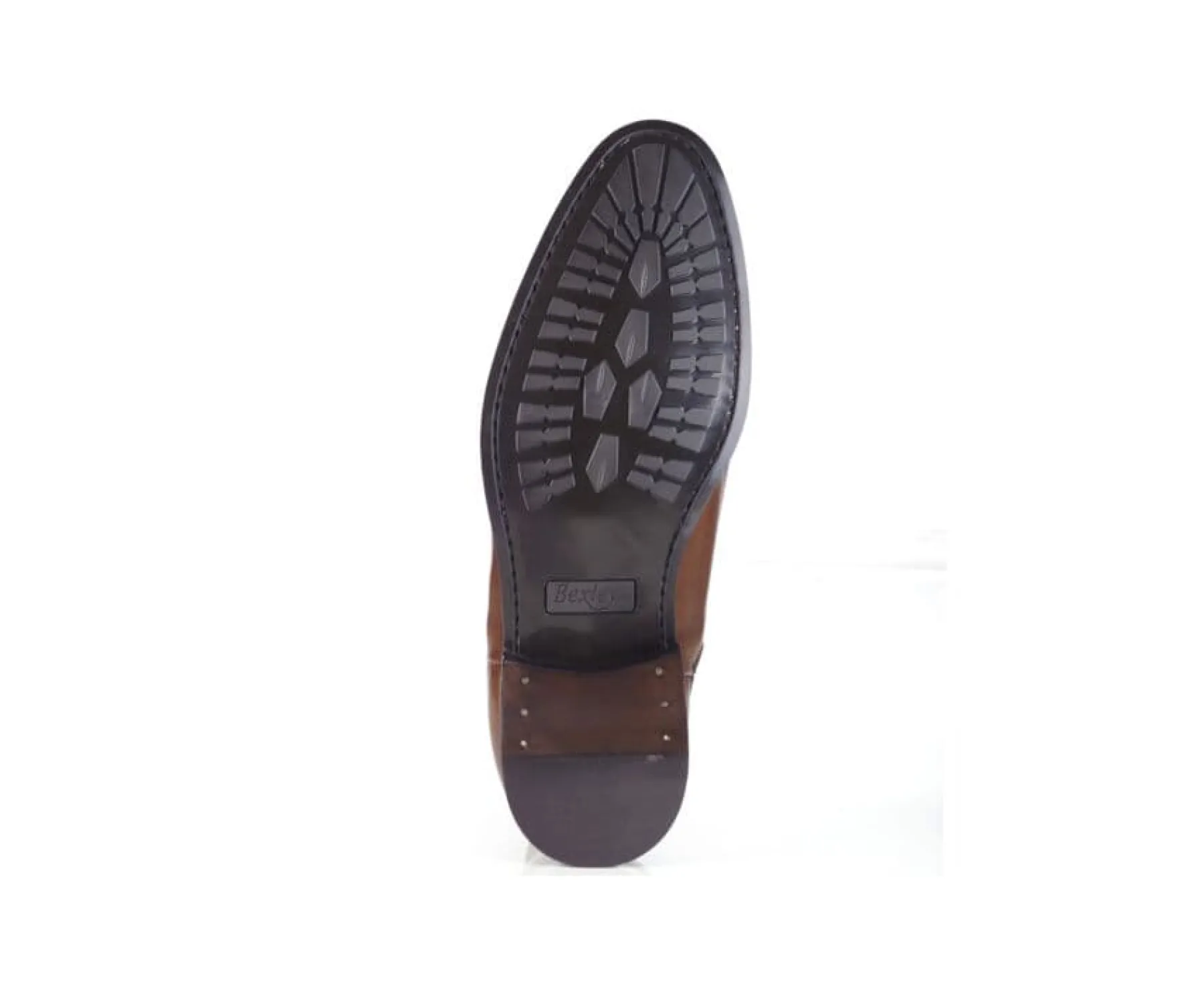 Shoes Bexley Boots Shoes | Cognac Patina Men'S Chelsea Boots With Rubber Outsole - Toddington Gomme | Patina Cognac