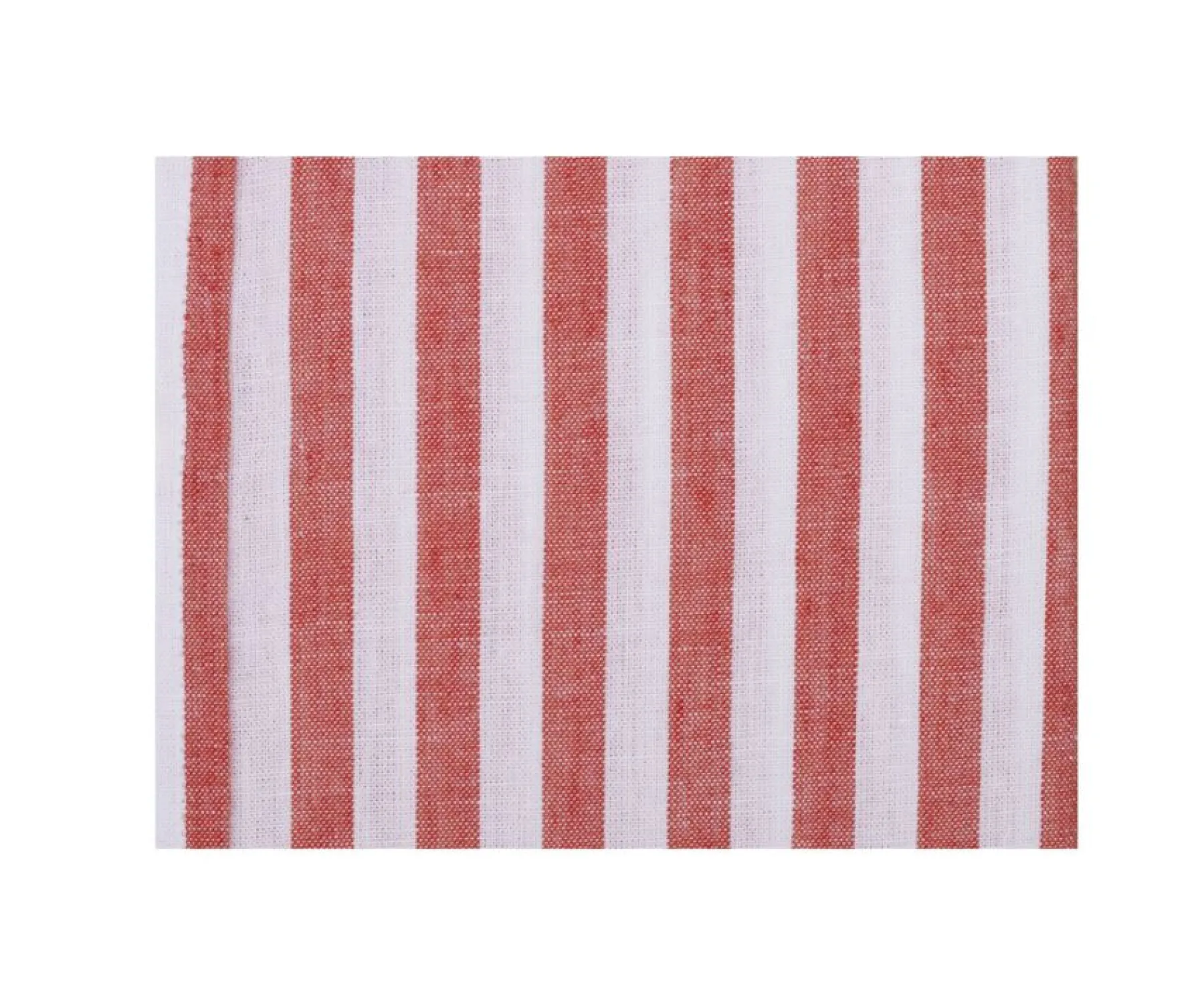 Shirts Bexley | Coral & White Striped Cotton Linen Shirt Simonin Coral And White