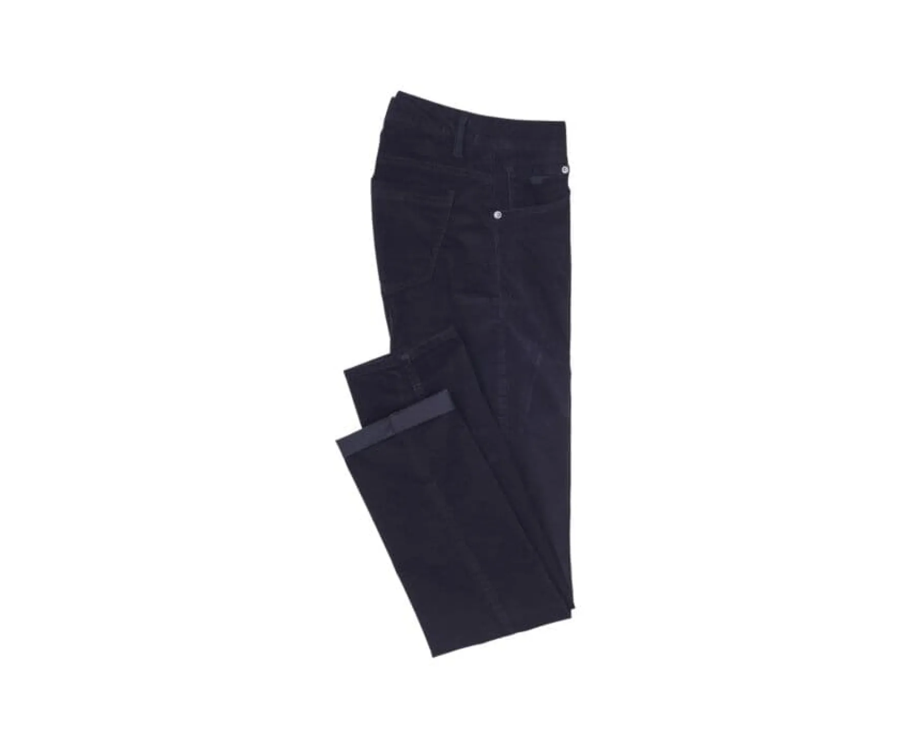 Trousers & Shorts Bexley Adjusted Fit | Corduroy Black Men'S 5 Pocket Trousers - Kars | Blackblack With Black Waistband