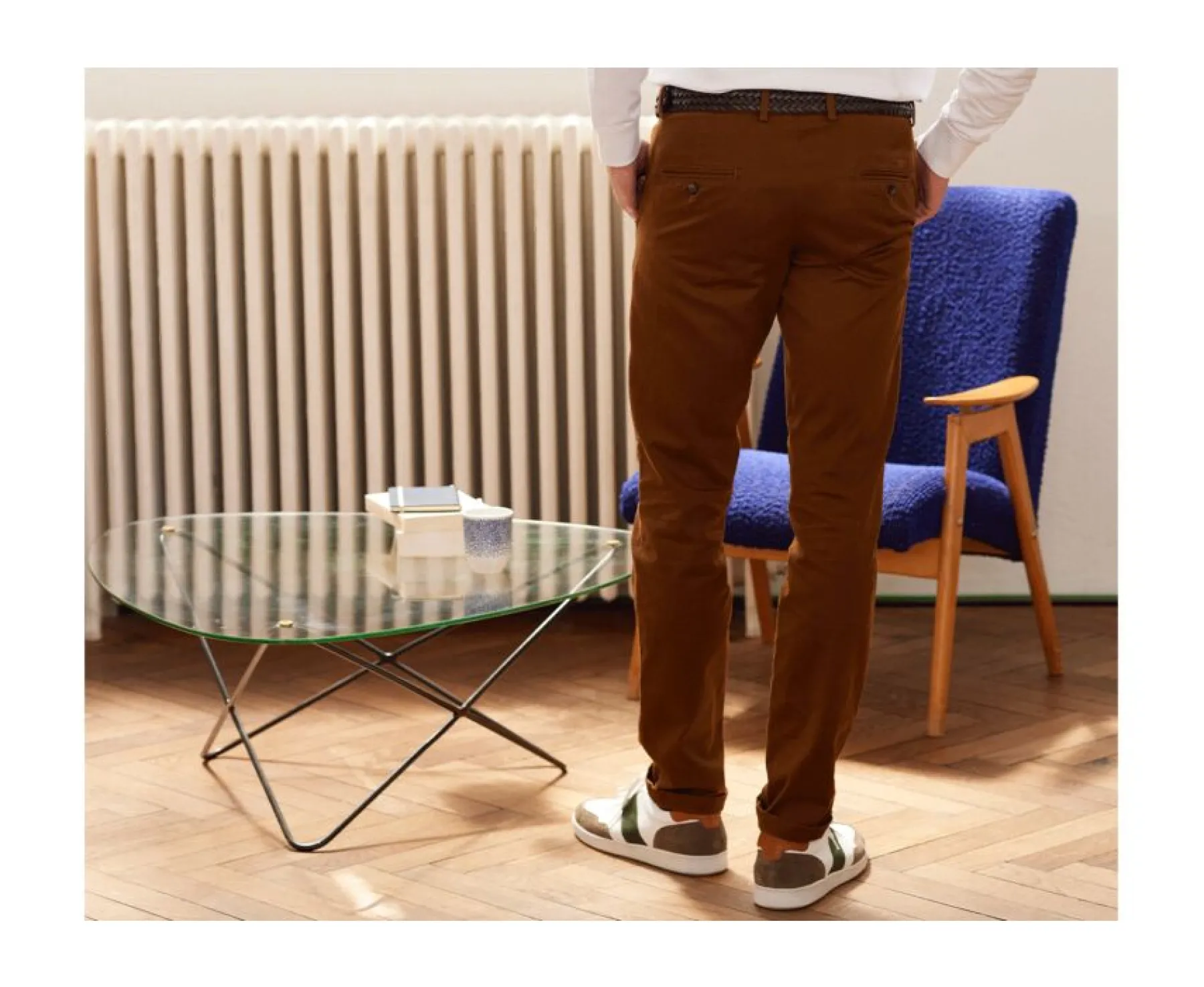 Trousers & Shorts Bexley Adjusted Fit | Dark Caramel Chino Trousers For Men - Nigel Ii | Caramel Fonce
