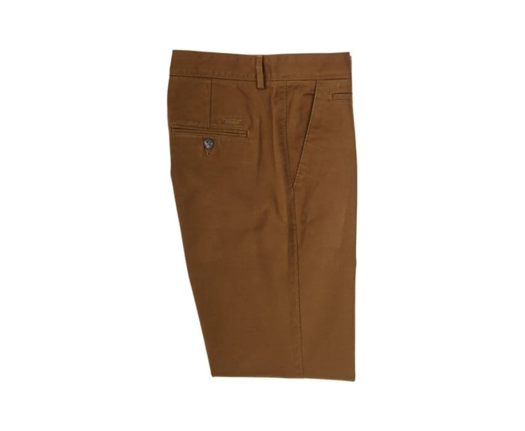 Trousers & Shorts Bexley Adjusted Fit | Dark Caramel Chino Trousers For Men - Nigel Ii | Caramel Fonce