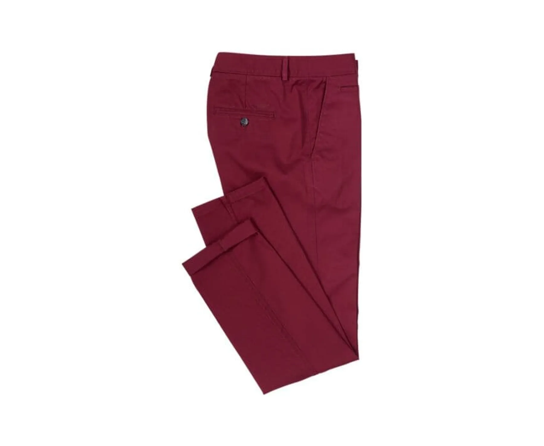 Trousers & Shorts Bexley Adjusted Fit | Dark Red Chino Trousers For Men - Nigel Ii | Rouge Fonce