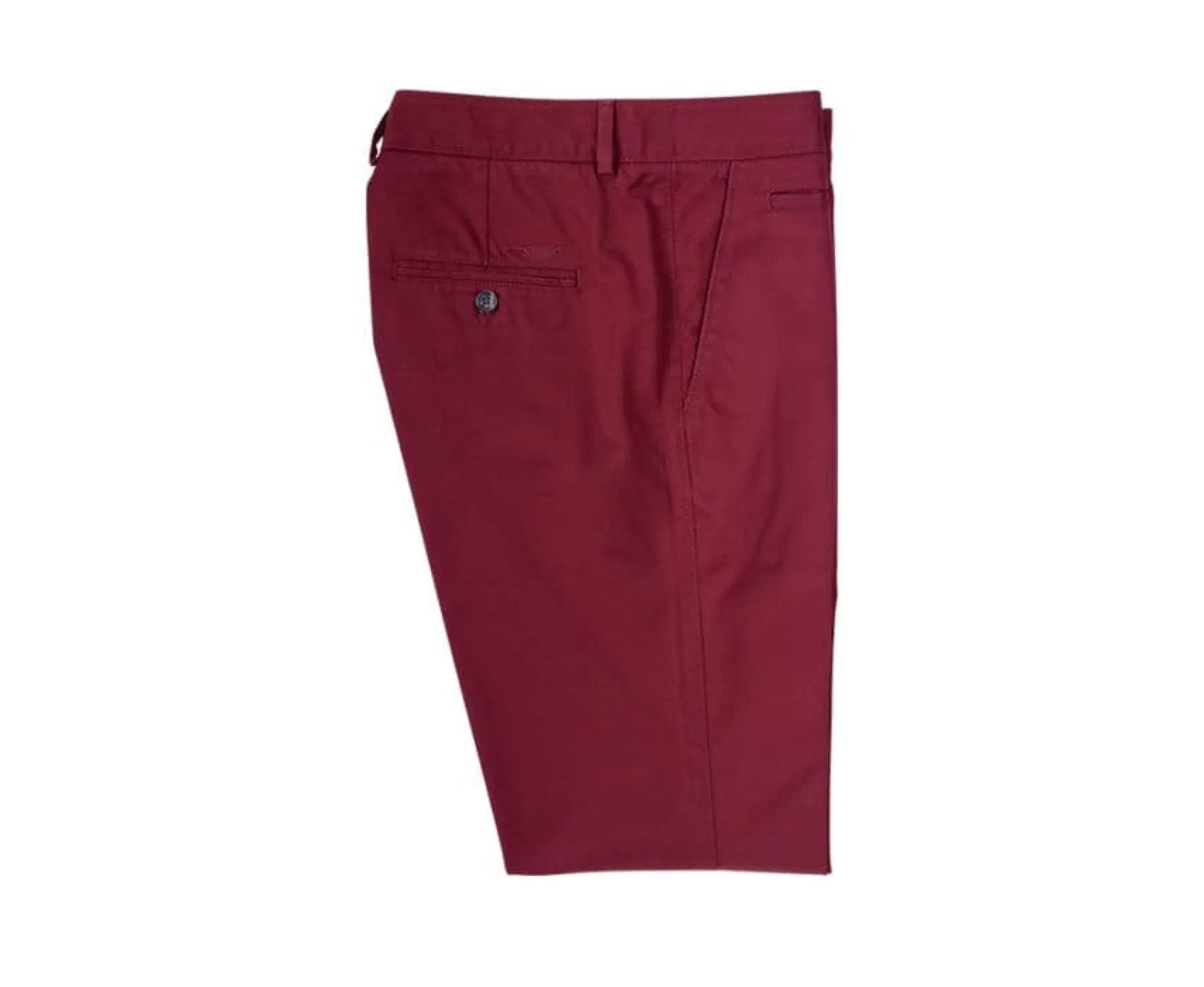 Trousers & Shorts Bexley Adjusted Fit | Dark Red Chino Trousers For Men - Nigel Ii | Rouge Fonce