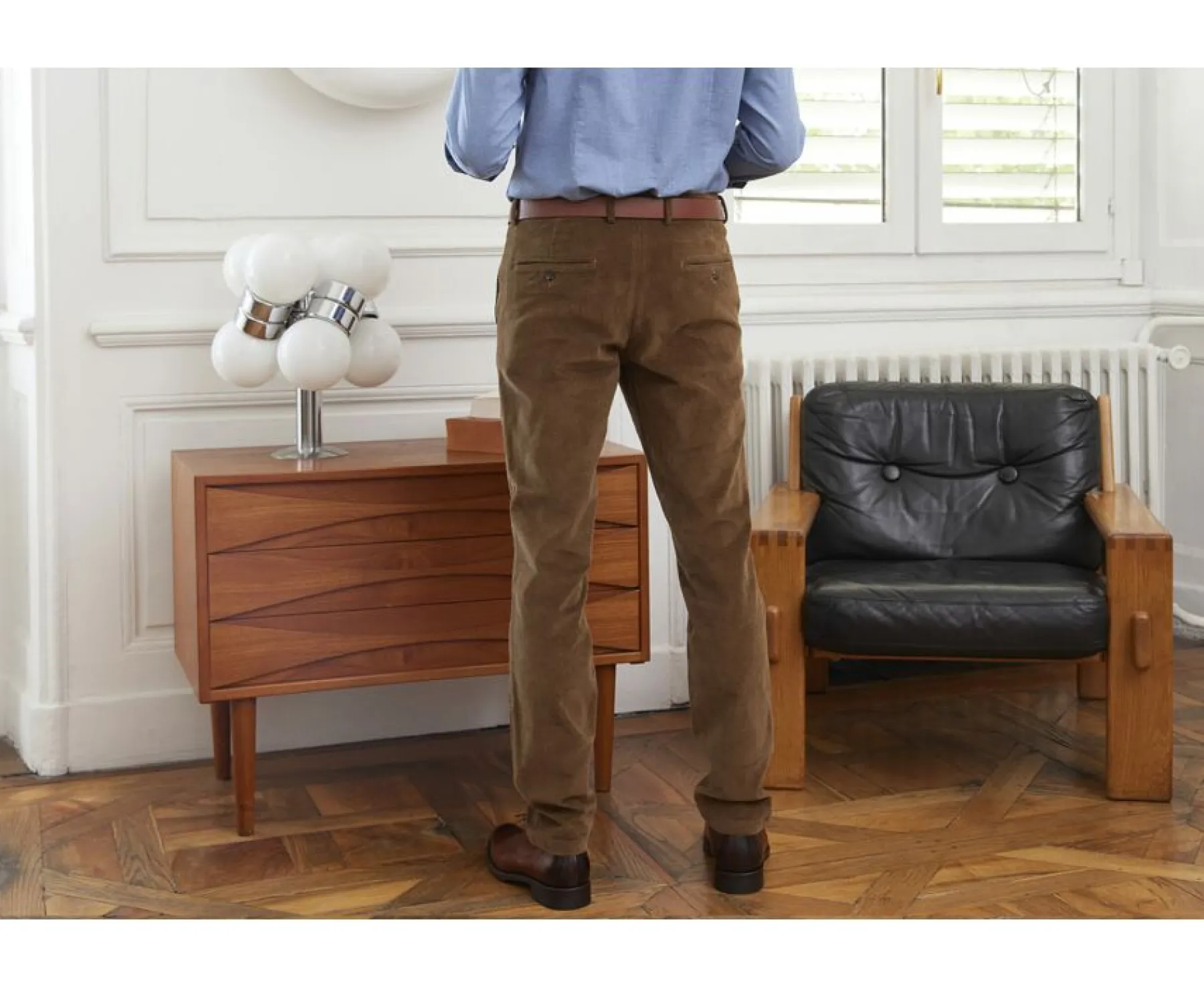 Trousers & Shorts Bexley Adjusted Fit | Light Khaki Men'S Corduroy Trousers Norman Light Kaki