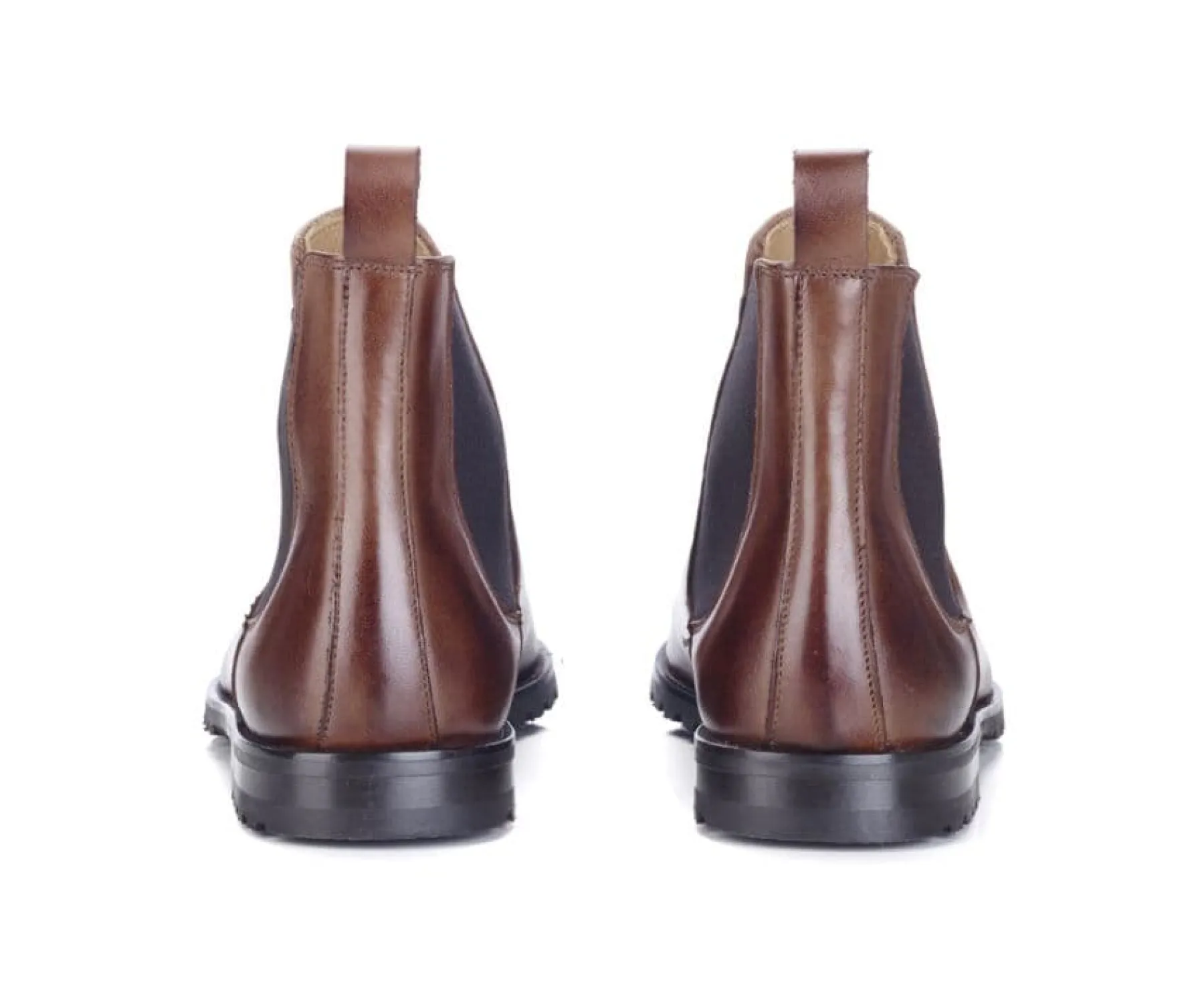 Shoes Bexley Boots Shoes | Men'S Chelsea Boots Rubber Outsole With Separate Heel - Bentfield Gomme | Patina Chocolate