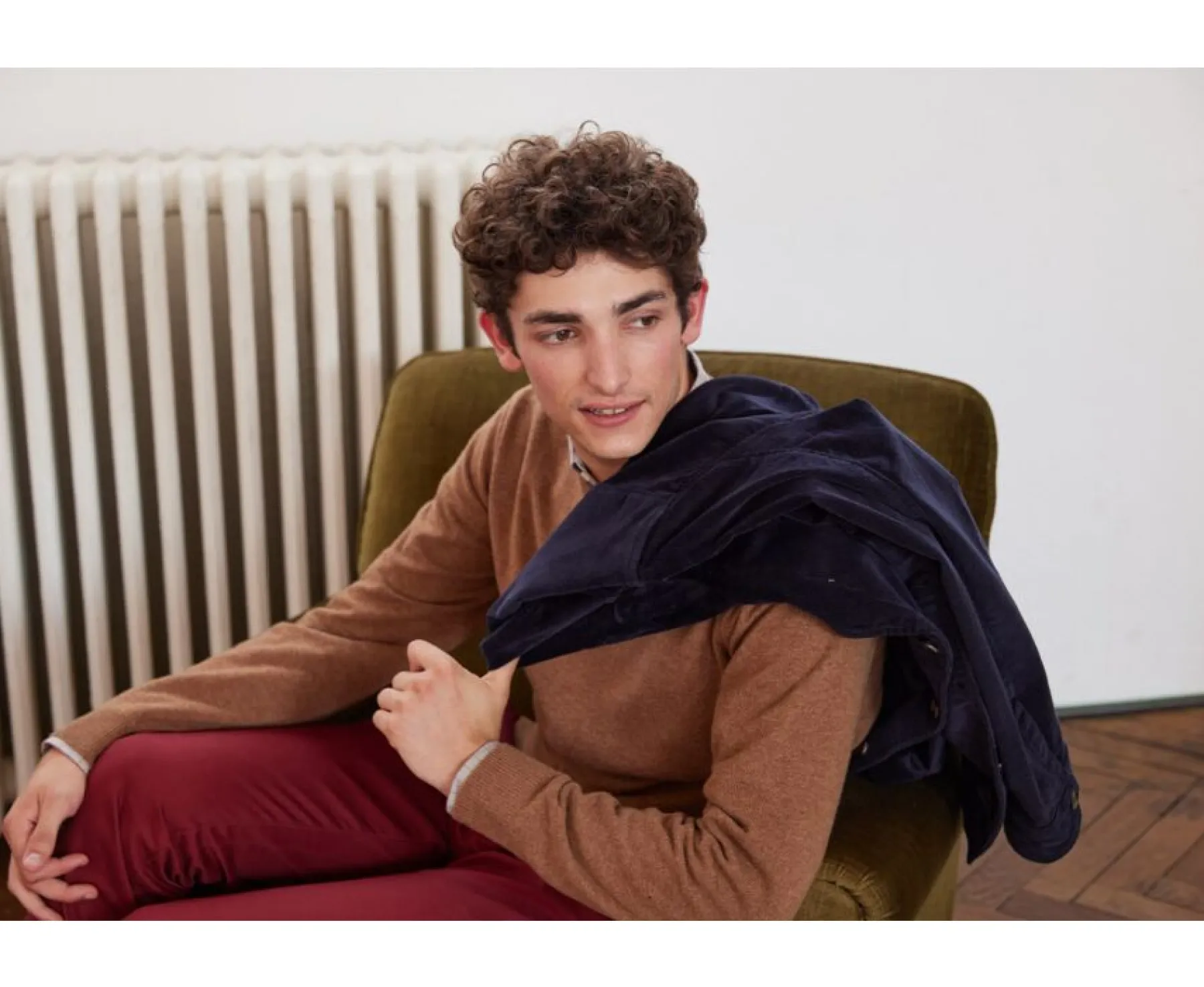Jackets & Coats Bexley | Men'S Corduroy Safari Jacket - Florencien | Navy