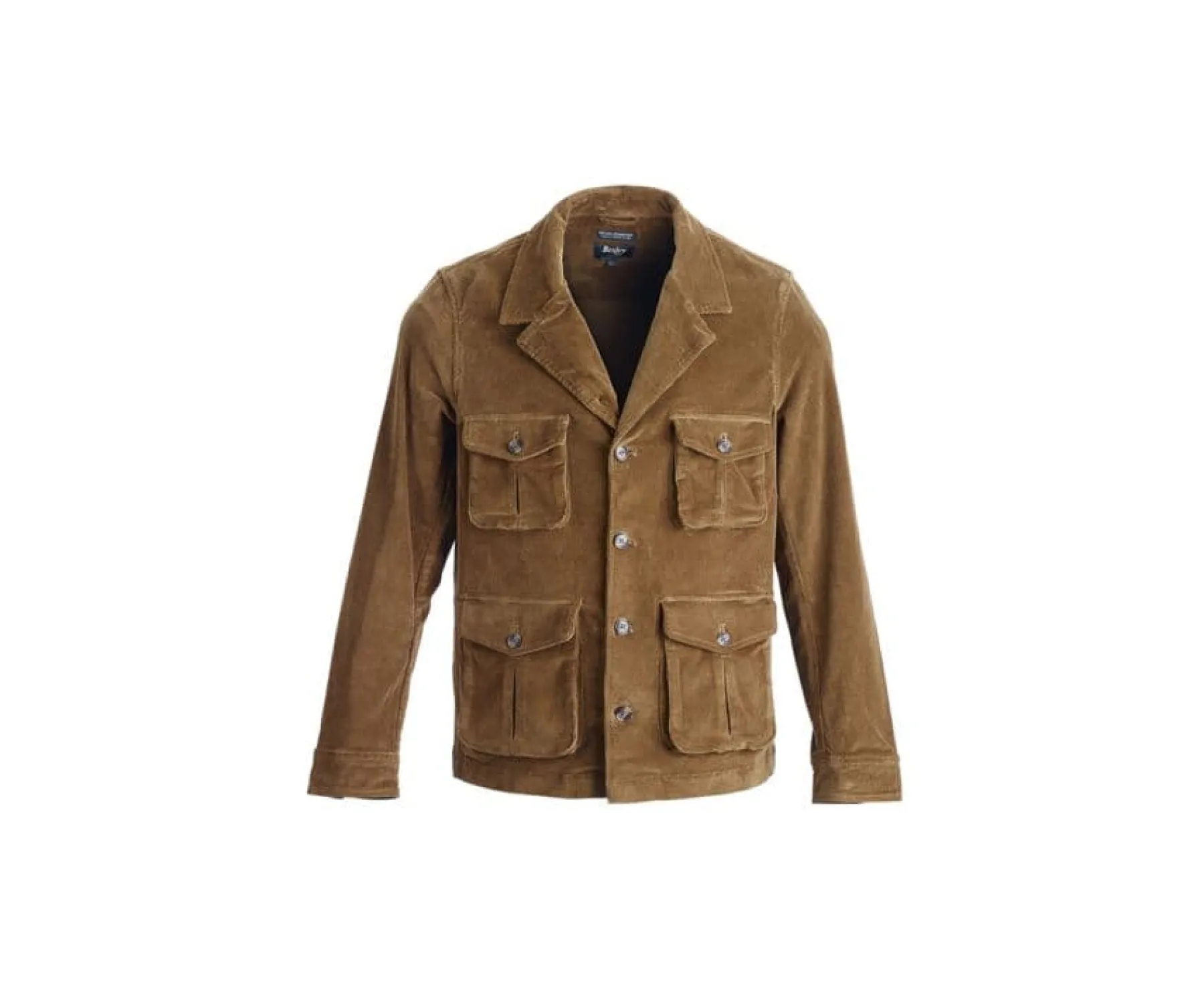 Jackets & Coats Bexley | Men'S Corduroy Safari Jacket - Florencien | Dark Camel