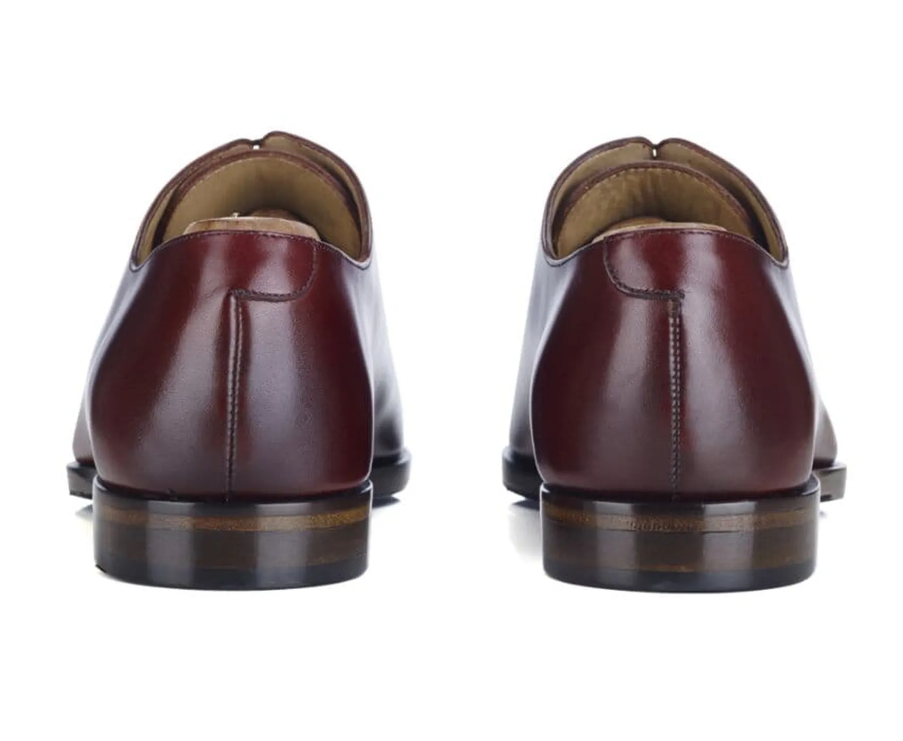 Shoes Bexley Oxford Shoes | Men'S Oxford Shoes - Leather Sole With Pad Bellagio Patin Bright Burgundy