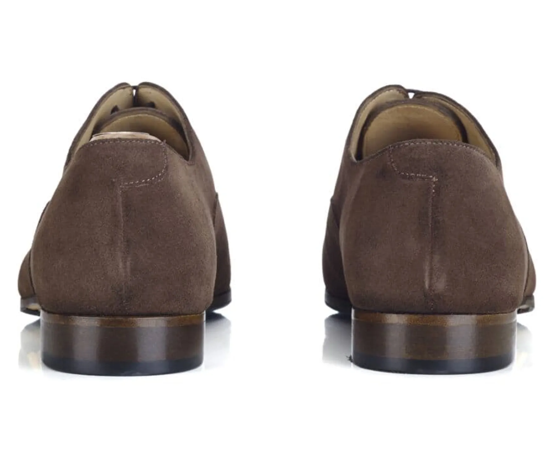 Shoes Bexley Oxford Shoes | Oxford Shoes - Leather Outsole & Rubber Pad - Lennox Patin | Dark Taupe Suede