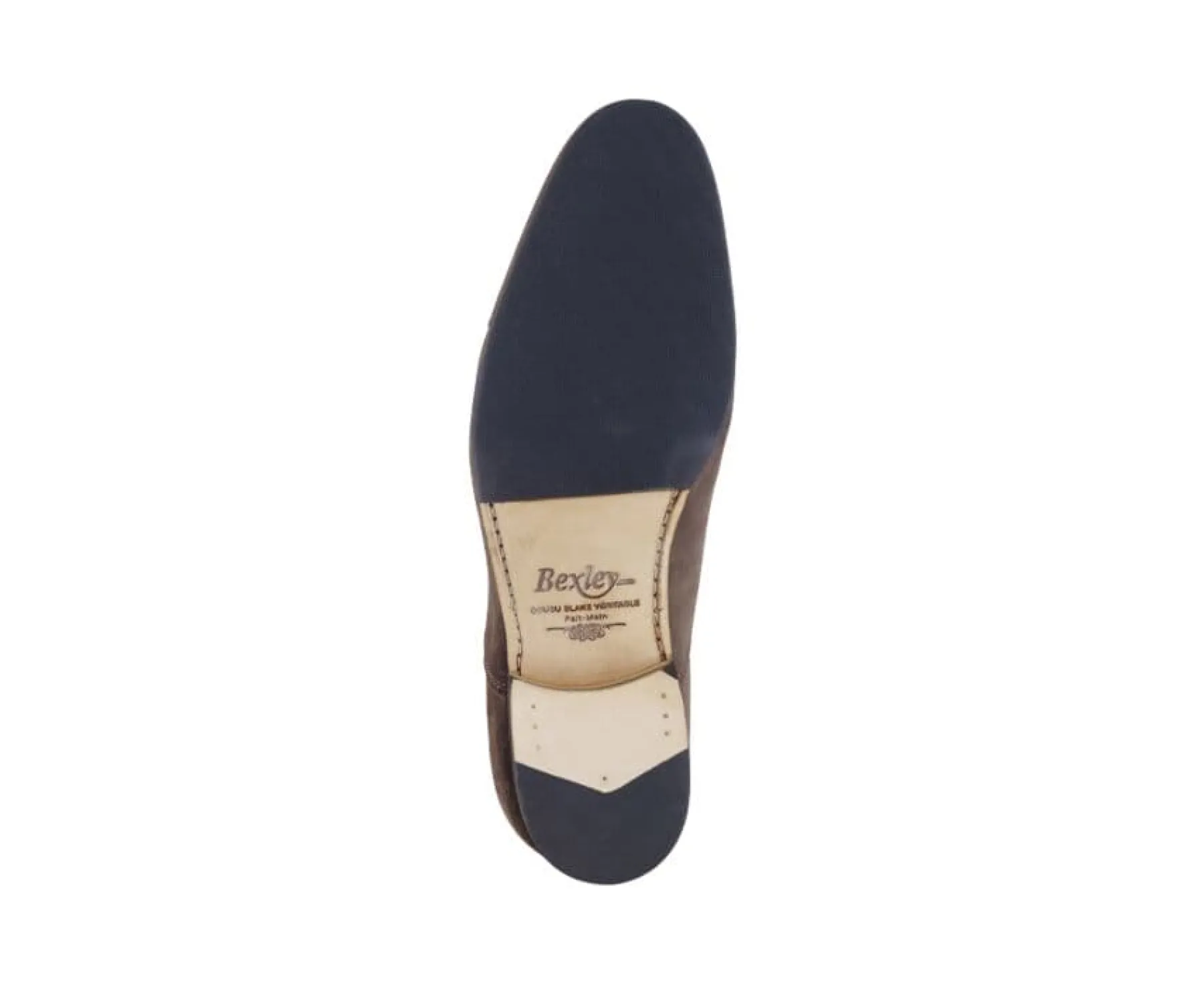 Shoes Bexley Oxford Shoes | Oxford Shoes - Leather Outsole & Rubber Pad - Lennox Patin | Dark Taupe Suede