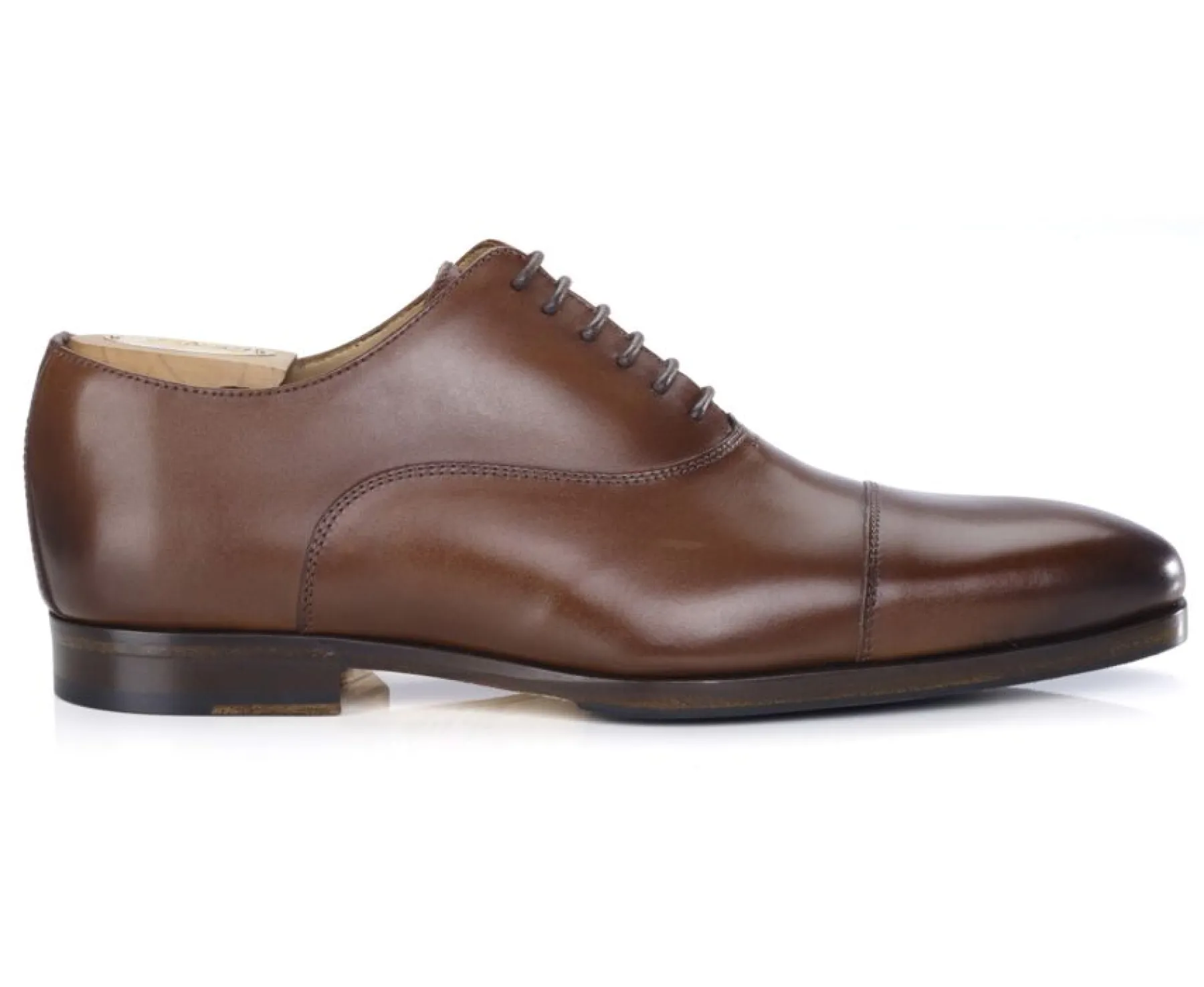 Shoes Bexley Oxford Shoes | Oxford Shoes - Leather Outsole & Rubber Pad - Spezia Ii Patin | Patina Chestnut