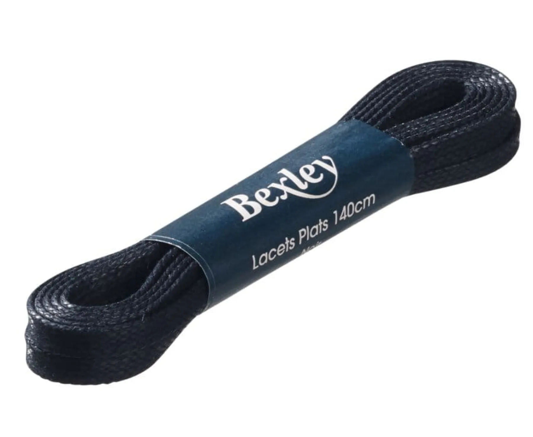 Shoes Bexley | 2 Pairs Of Black Shoelaces For Men'S High Top Trainers Blackblack With Black Waistband