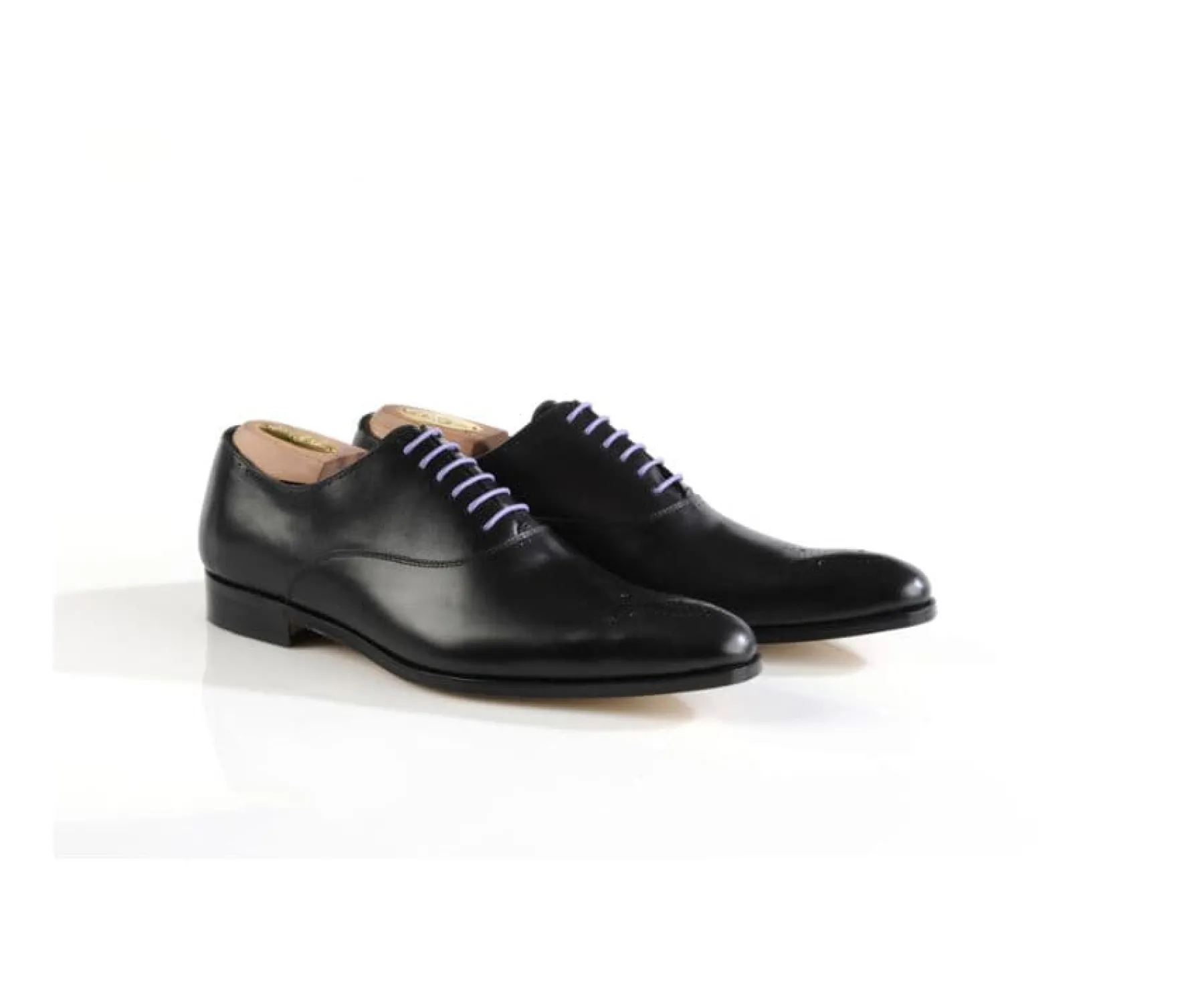 Shoes Bexley | 3 Pairs Of Shoelaces For Dress Shoes - Blue, Orange & Purple Blue, Orange And Purple