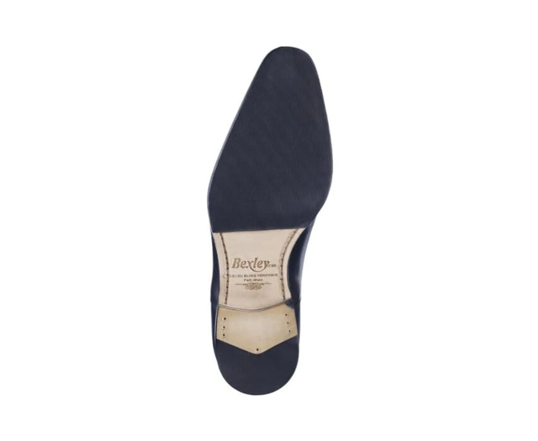 Shoes Bexley Oxford Shoes | Patina Black Oxford Shoes - Leather Outsole & Rubber Pad Spezia Ii Patin Black With Patine