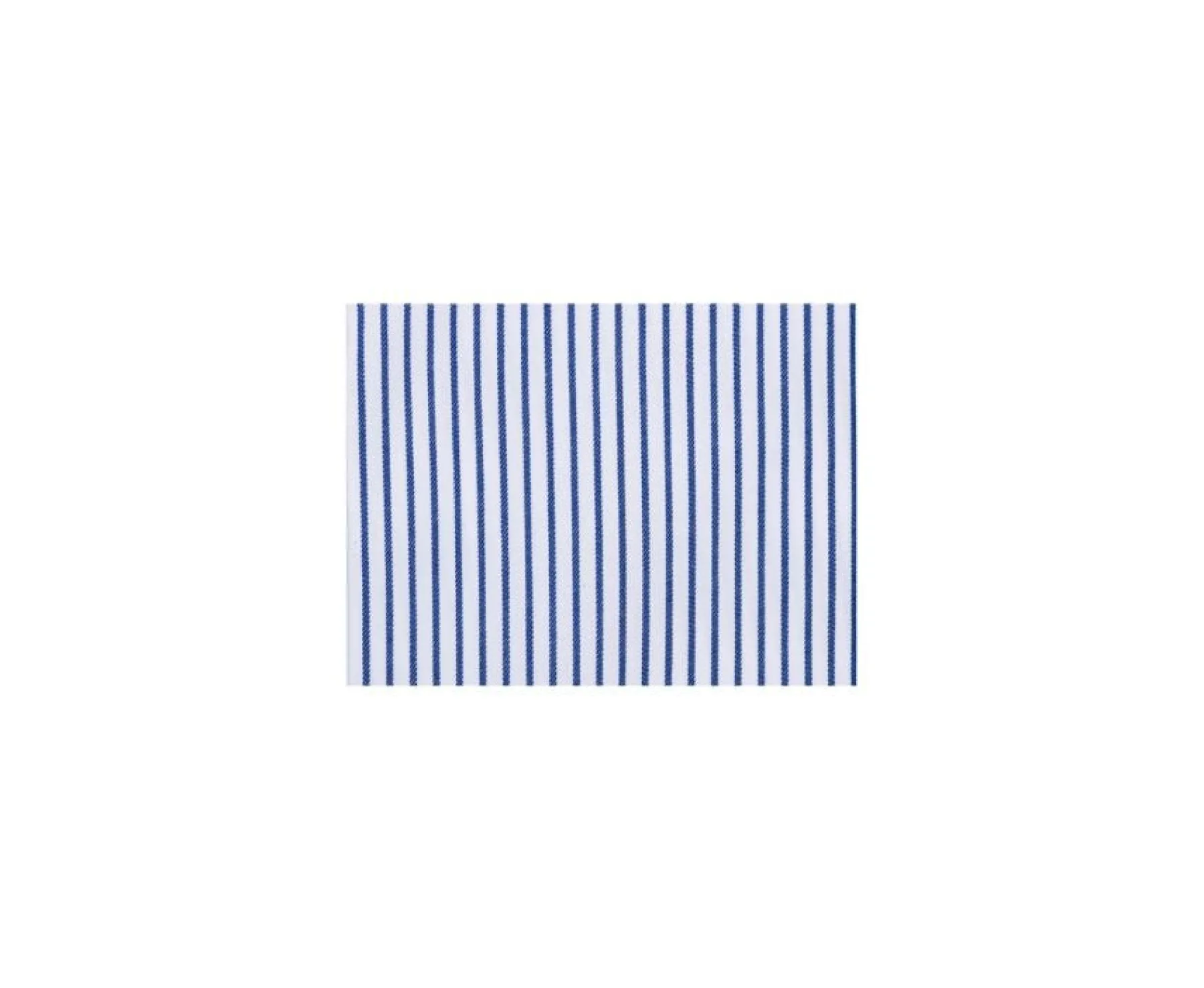 Shirts Bexley | White Shirt With Ocean Blue Stripes And Chest Pocket - Broderick | White And Ocean Blue